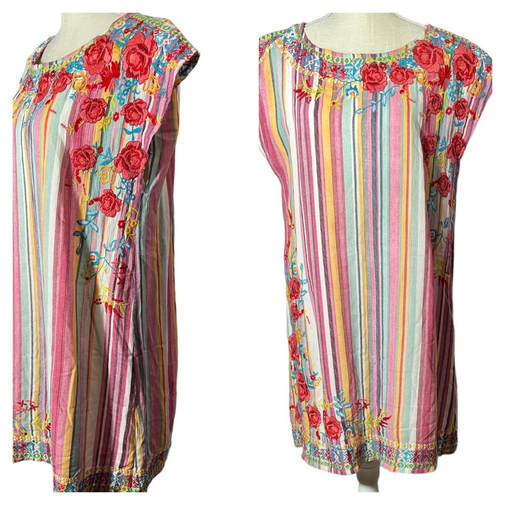 Andrea by Unit Embroidered Floral Dress